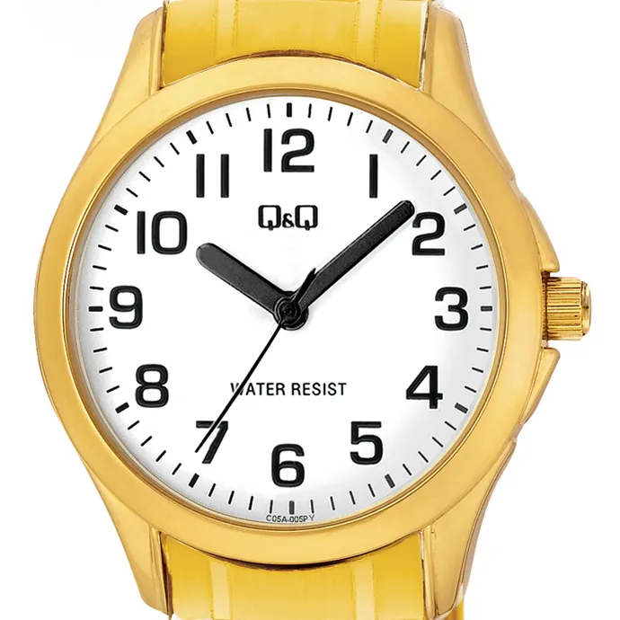 Q&q watch gold sale