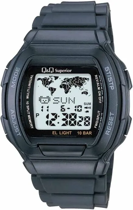 Q&q world time watch sale